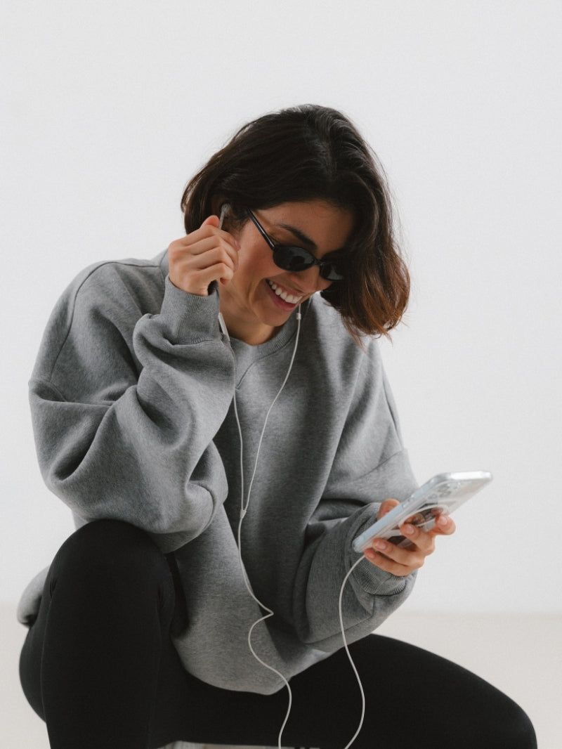 Oversize Soft Rebel sweatshirt, Melange