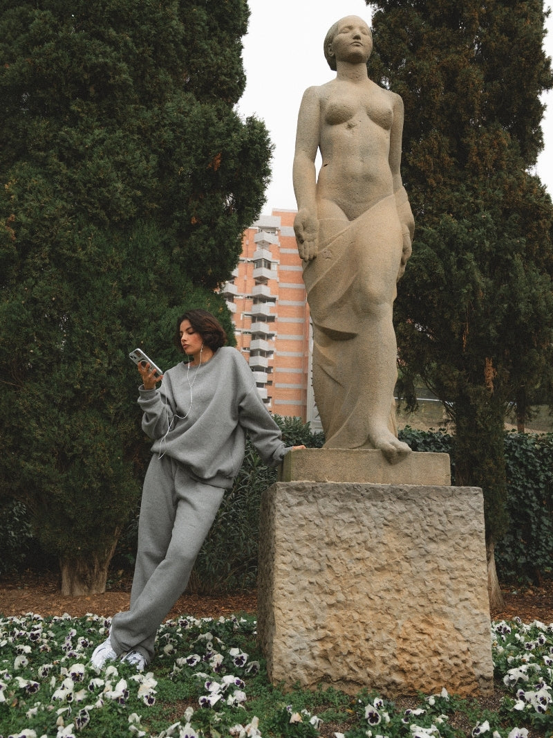 Bare Melange Trousers