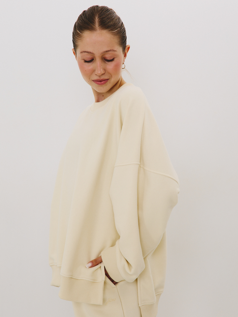 Bluza Oversize Kind, Morning Butter Flower