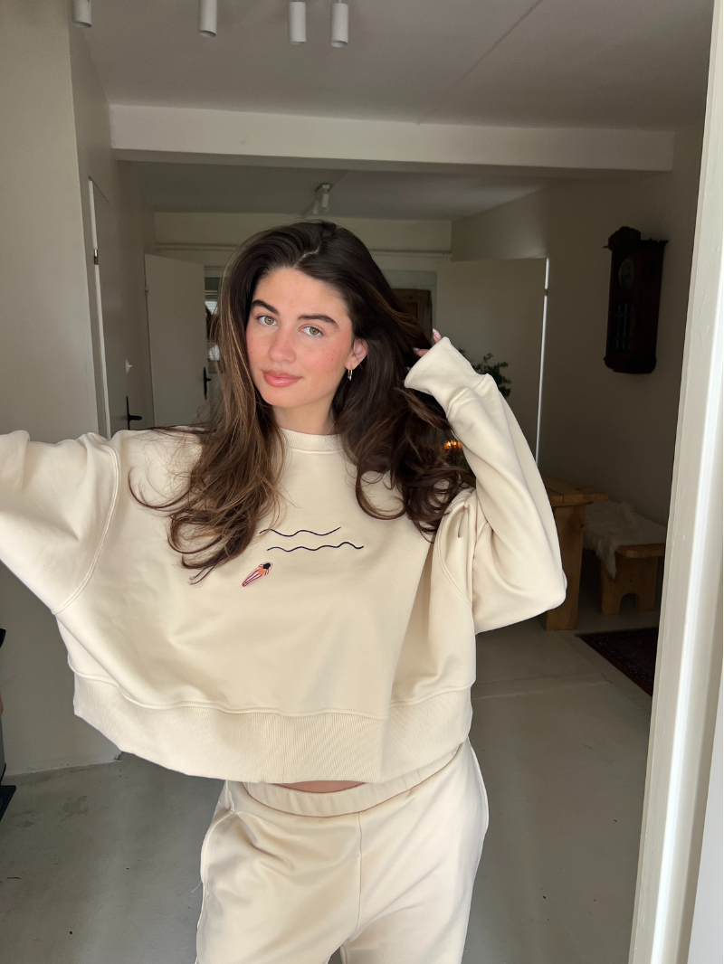 Bluza Wave, Almond Milk