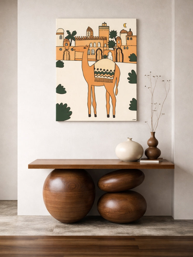 Painting by Ewa Konstantynowicz Goss, Spirit of the Desert