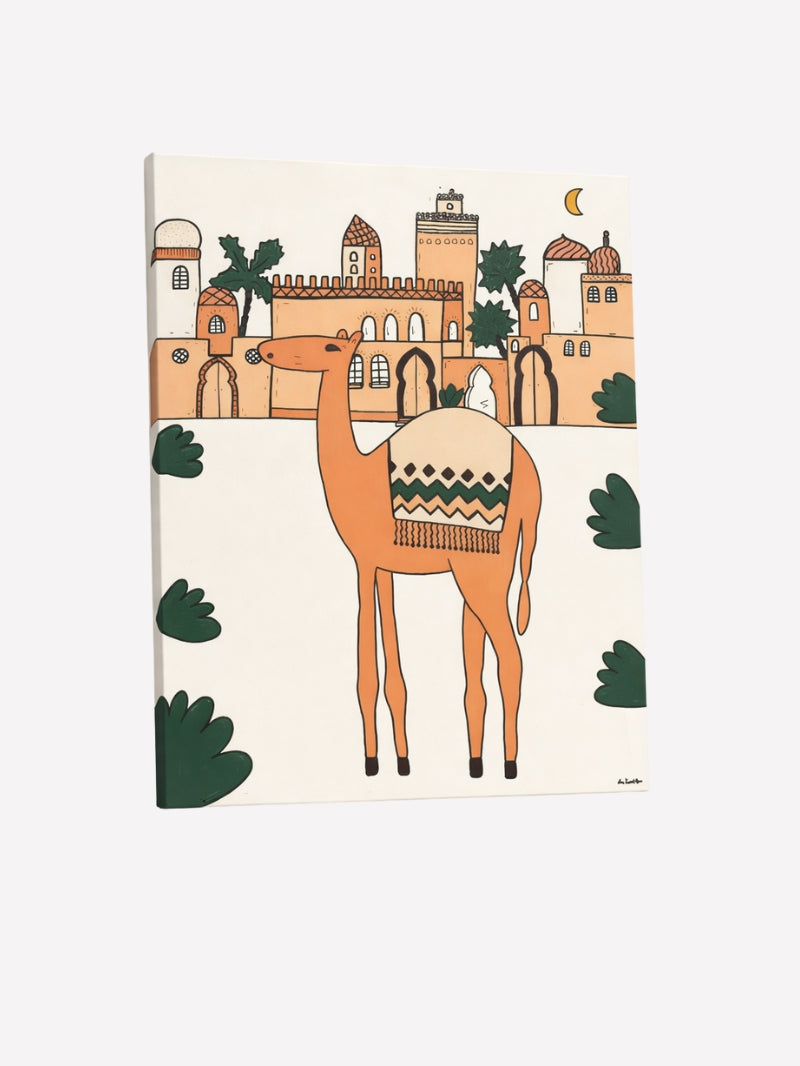 Painting by Ewa Konstantynowicz Goss, Spirit of the Desert