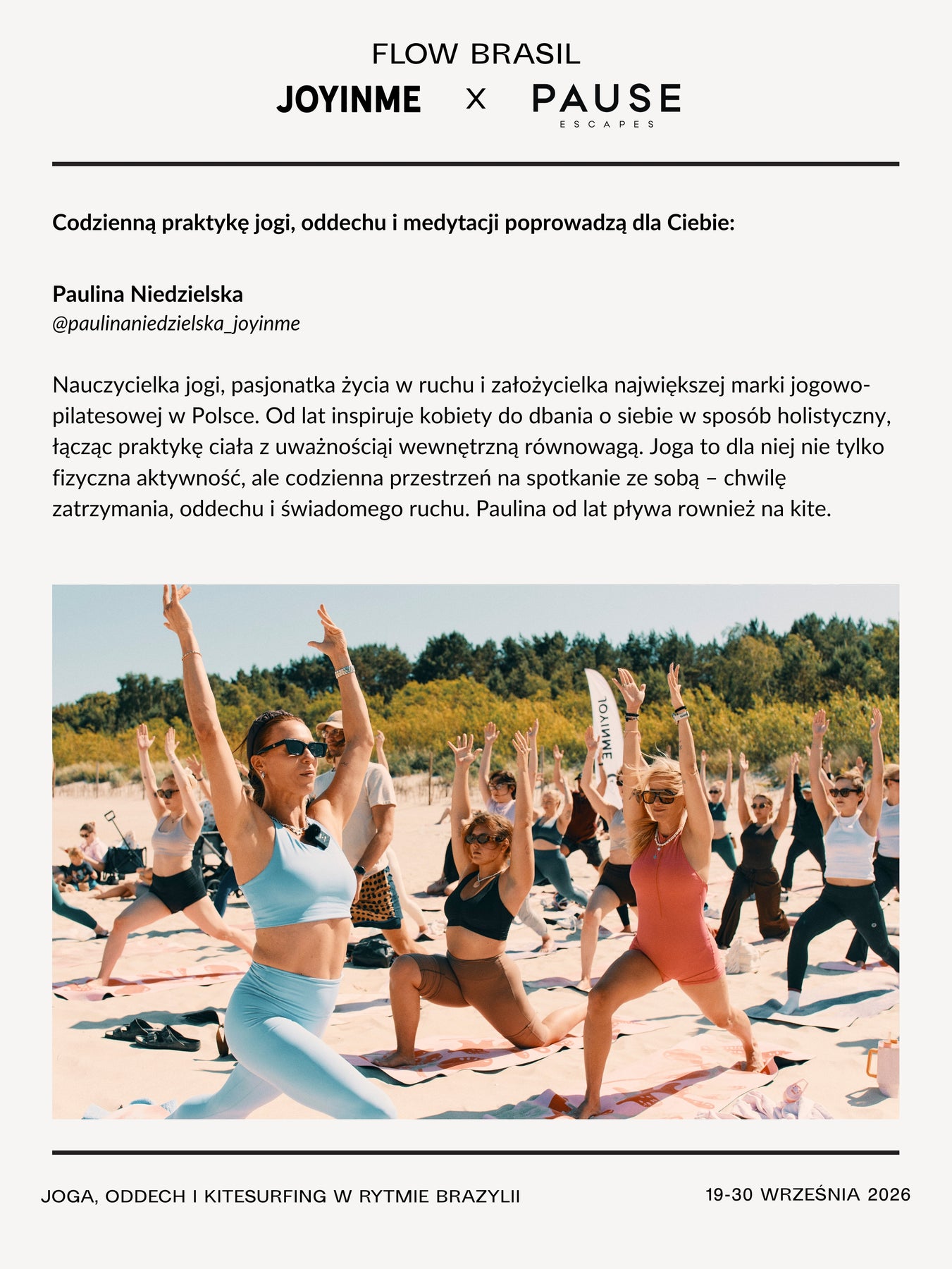 FLOW BRASIL z JOYINME x PAUSE Escapes