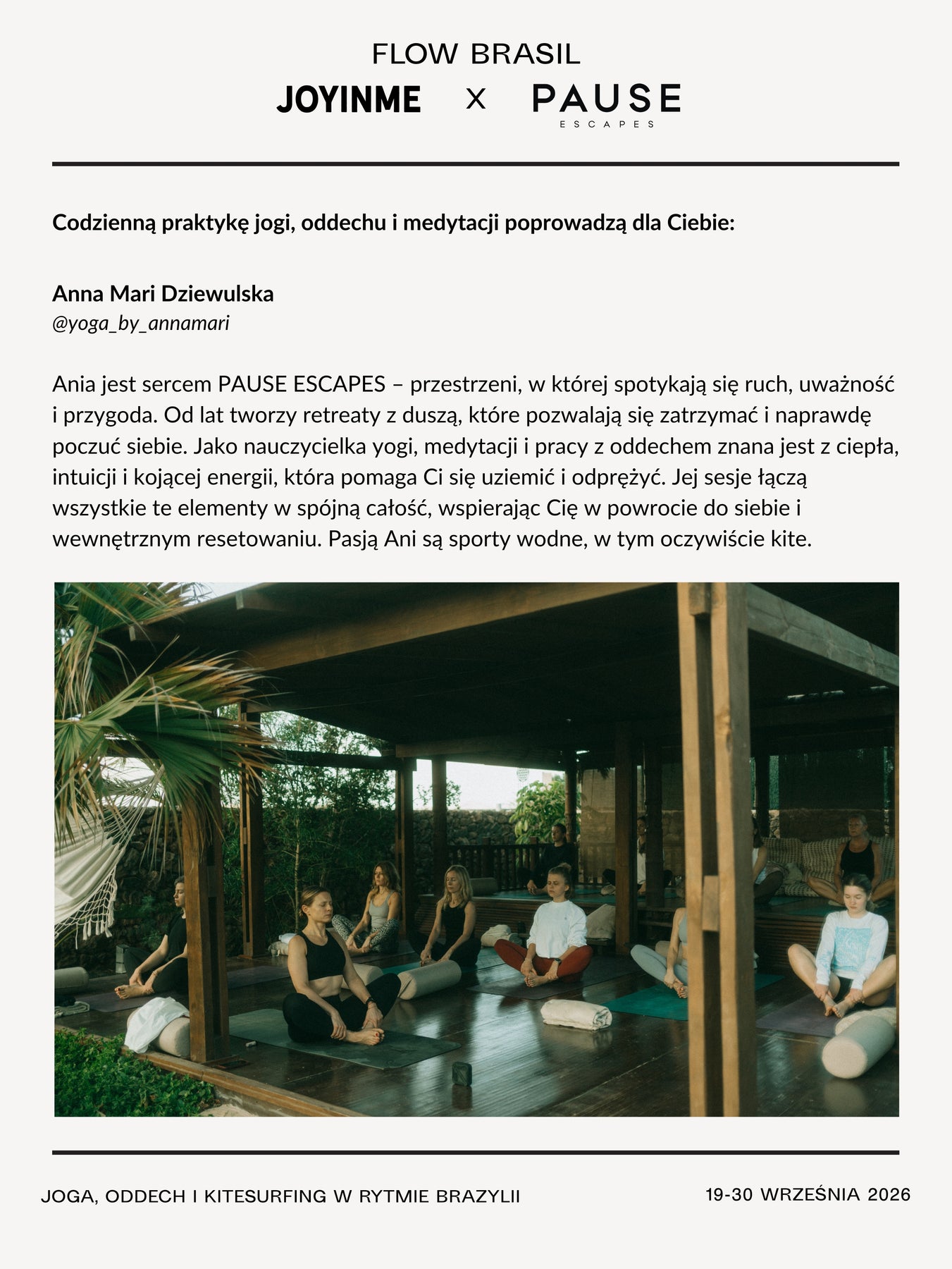 FLOW BRASIL z JOYINME x PAUSE Escapes