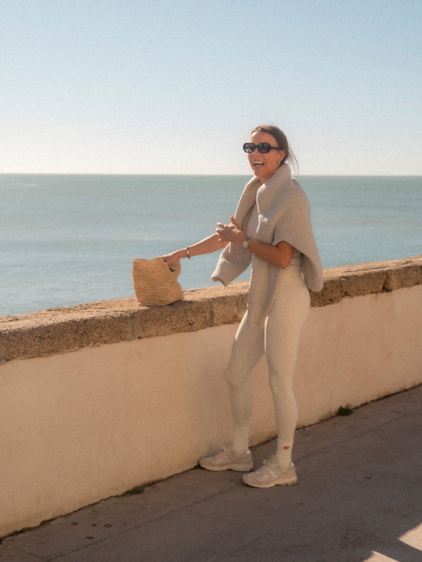 Sweter Merino Warm Heart, Soft Grey