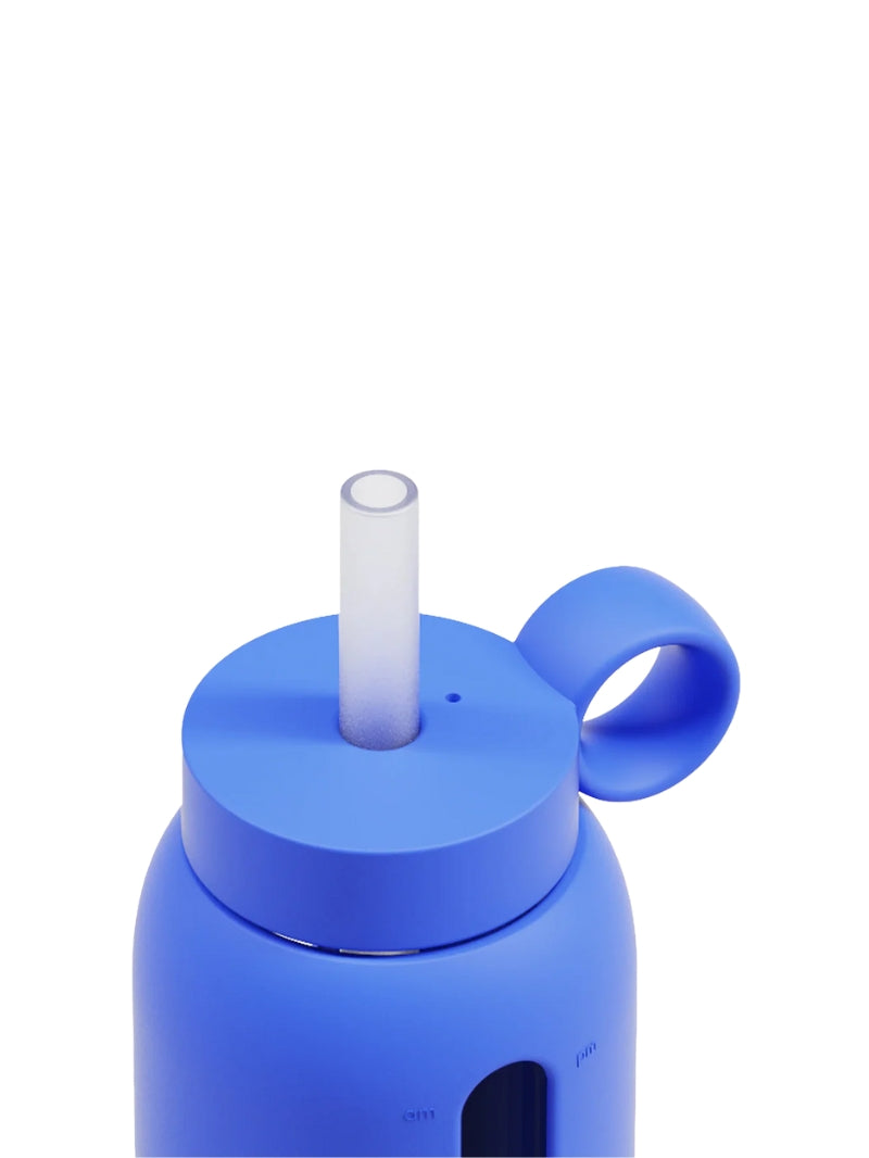 Silikonowa nasadka z rurką do butelek BINK, Cornflower