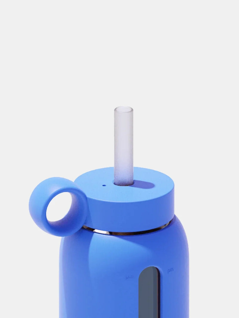 Silikonowa nasadka z rurką do butelek BINK, Cornflower