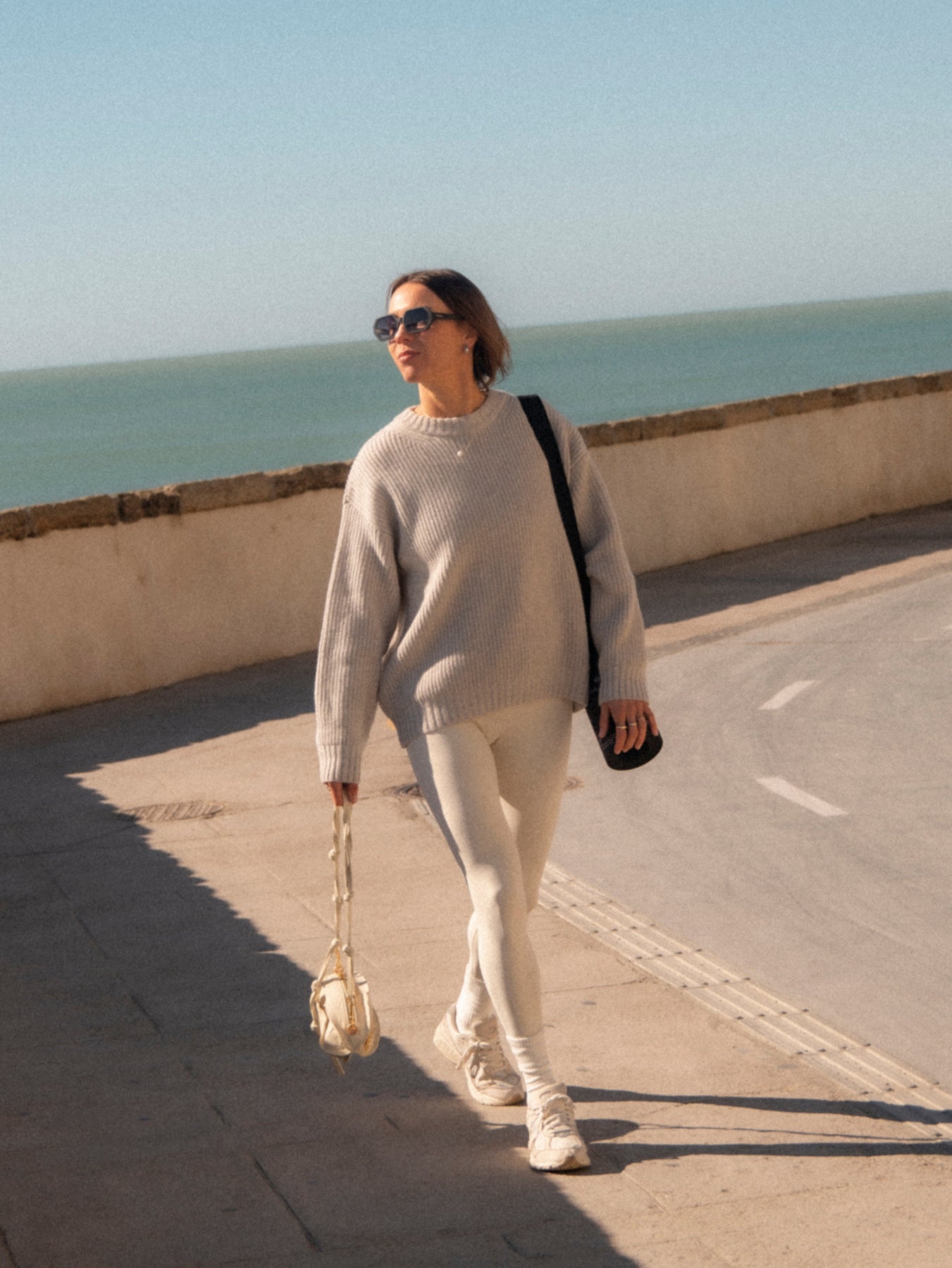 Sweter Merino Warm Heart, Soft Grey