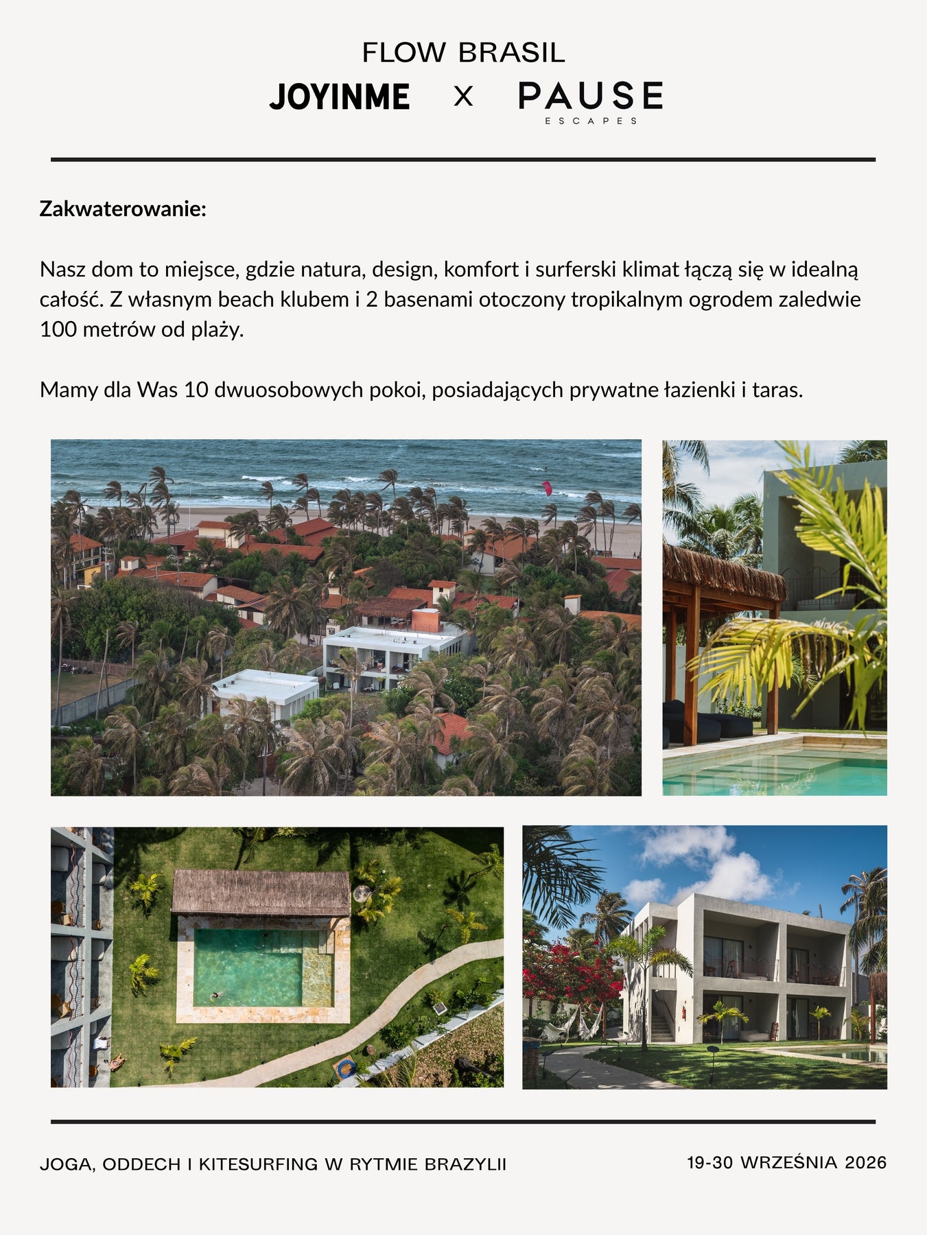 FLOW BRASIL z JOYINME x PAUSE Escapes