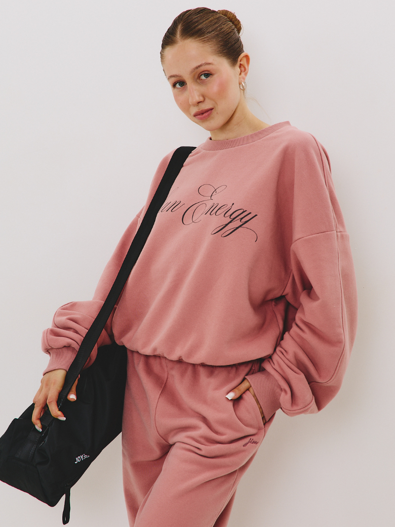 Bluza Oversize Forme, Dusty Blush Sun Energy