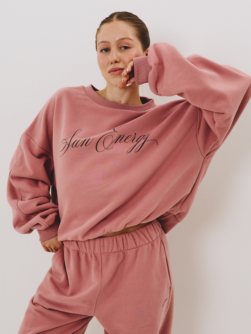 Bluza Oversize Forme, Dusty Blush Sun Energy