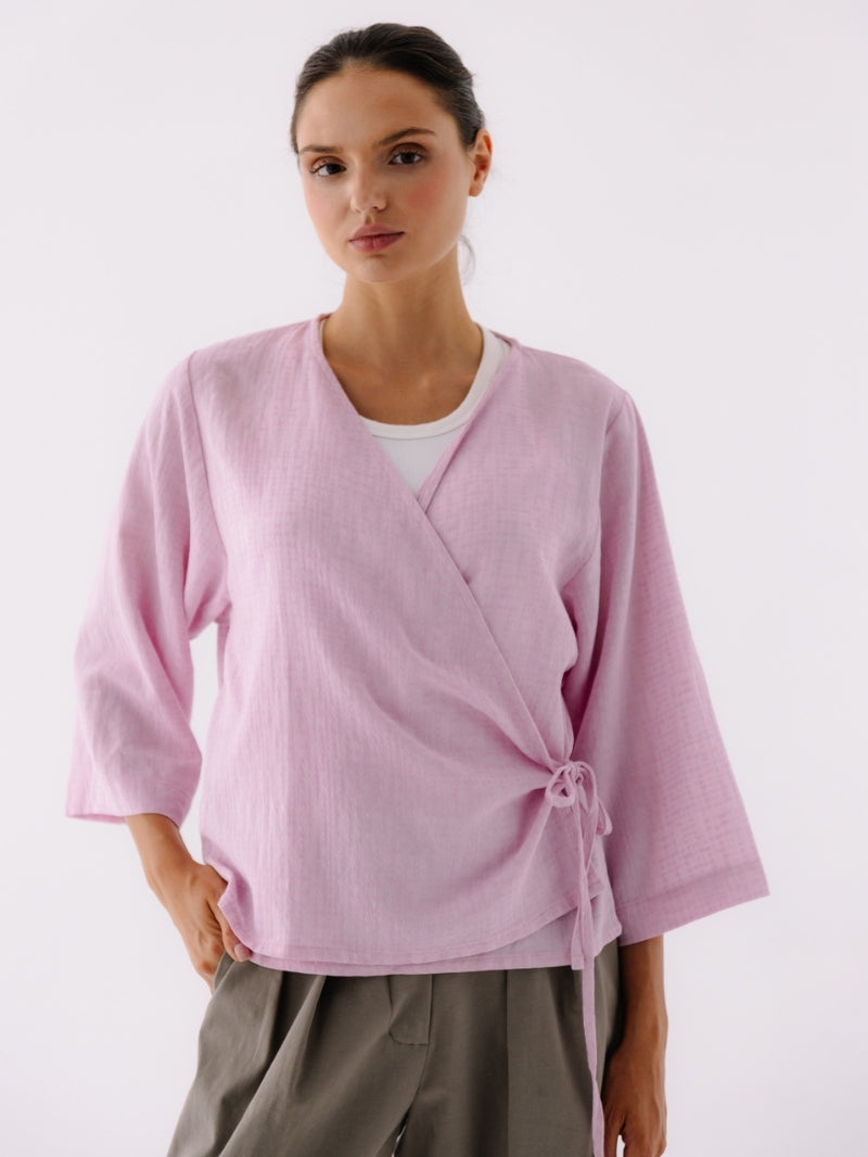 Bluzka kopertowa Mizu, Sakura