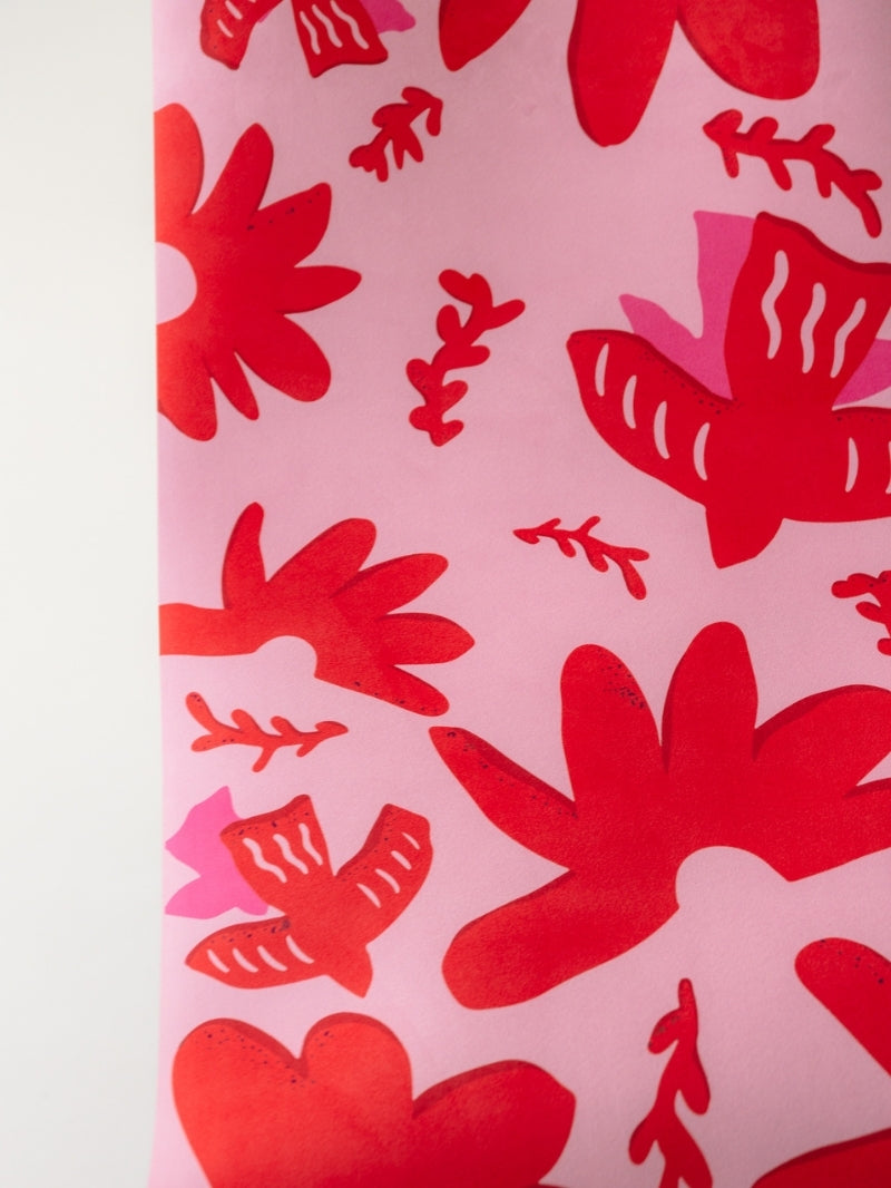 Mata do jogi FLOW Coated 3 mm, Flower Bomb