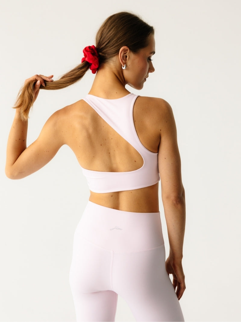 Stanik z wycięciem na plecach Goddess, Soft Pink