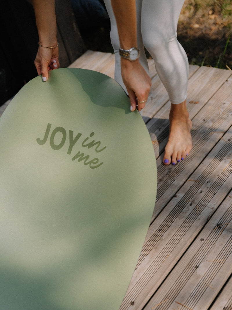 Mata do pilatesu ROUNDED PRO, Light Green