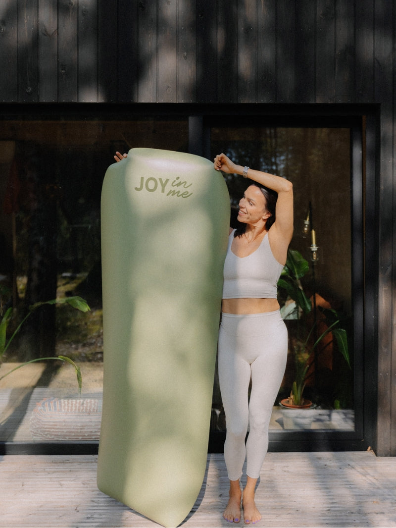 Mata do pilatesu ROUNDED PRO, Light Green