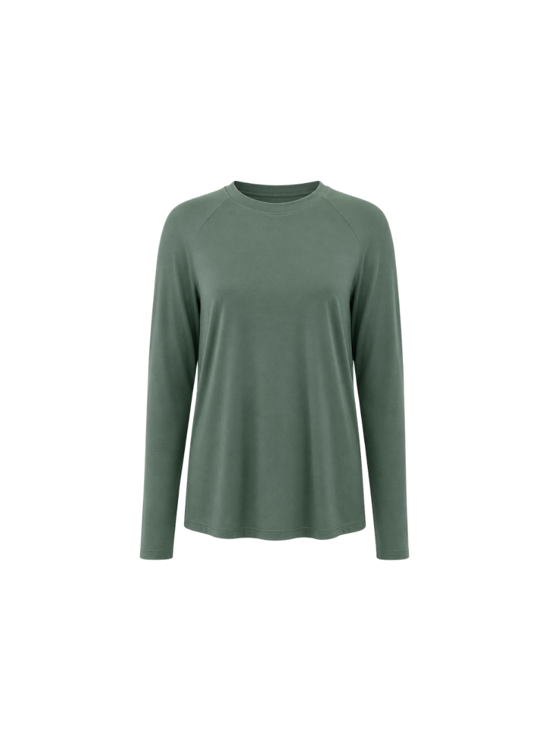 Longsleeve BAMBOO TOUCH wild sage