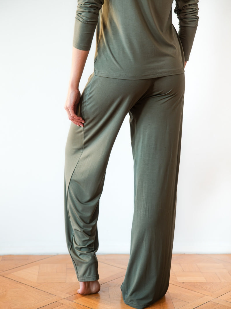 Spodnie BAMBOO TOUCH wild sage