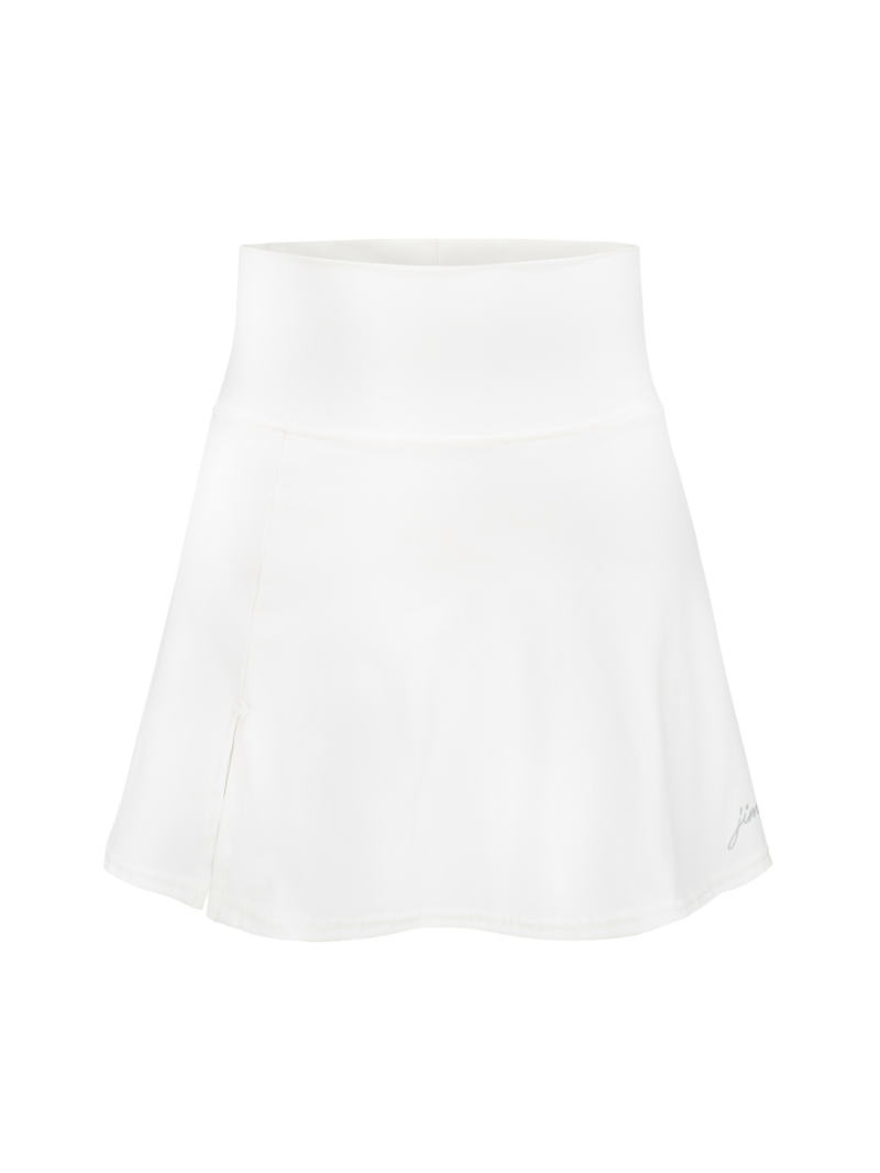 Biała spódniczka do tenisa - widok z przodu