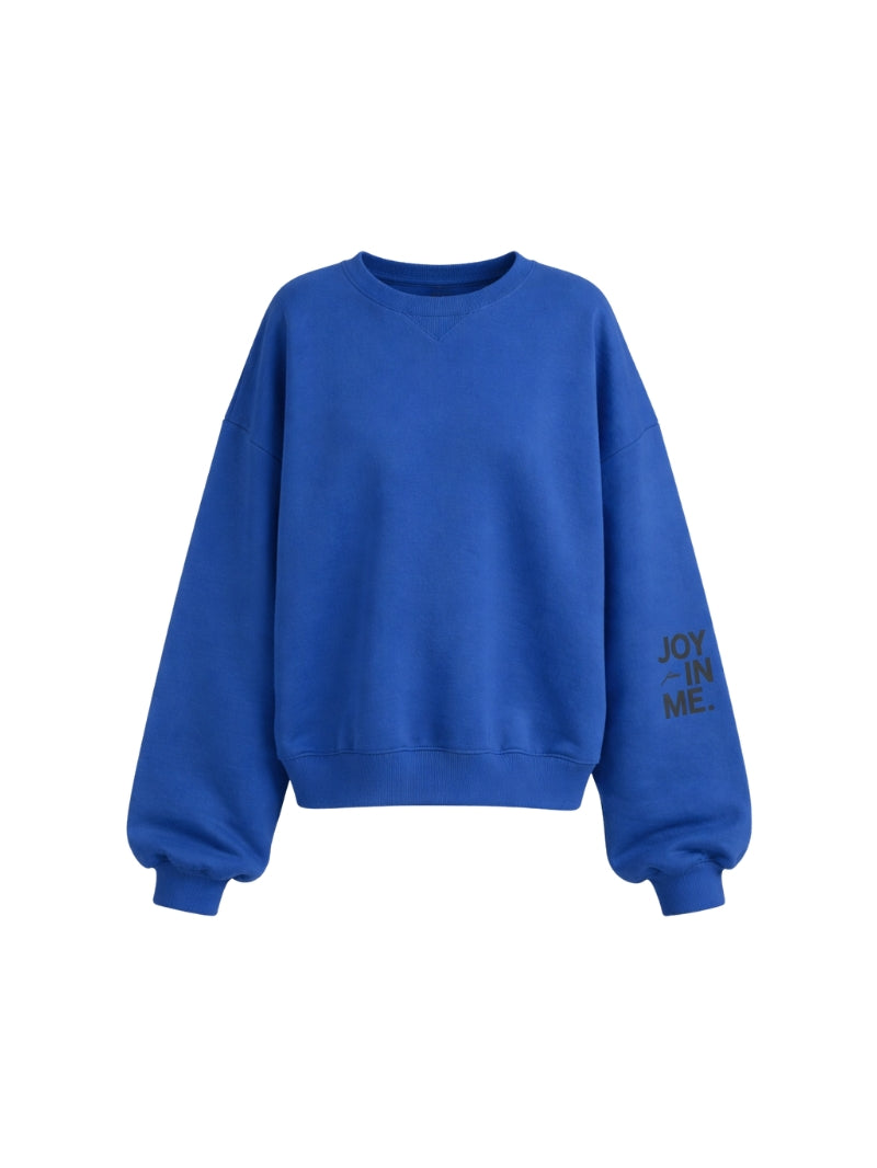 Damska bluza oversize w kolorze kobaltowym w kolekcji JOYINME
