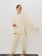Masełkowa damska bluza oversize Kind – JOYINME