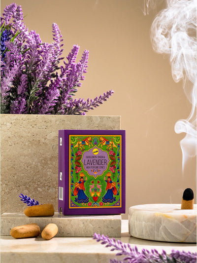 perfumowane kadzidła stożkowe lawendowe