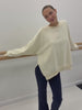 Masełkowa damska bluza oversize Kind w kolekcji JOYINME