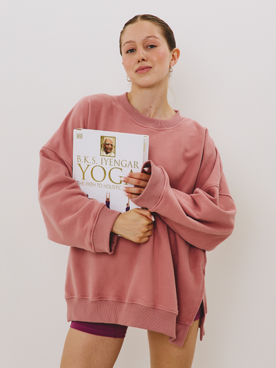 Różowa damska luźna bluza oversize Kind